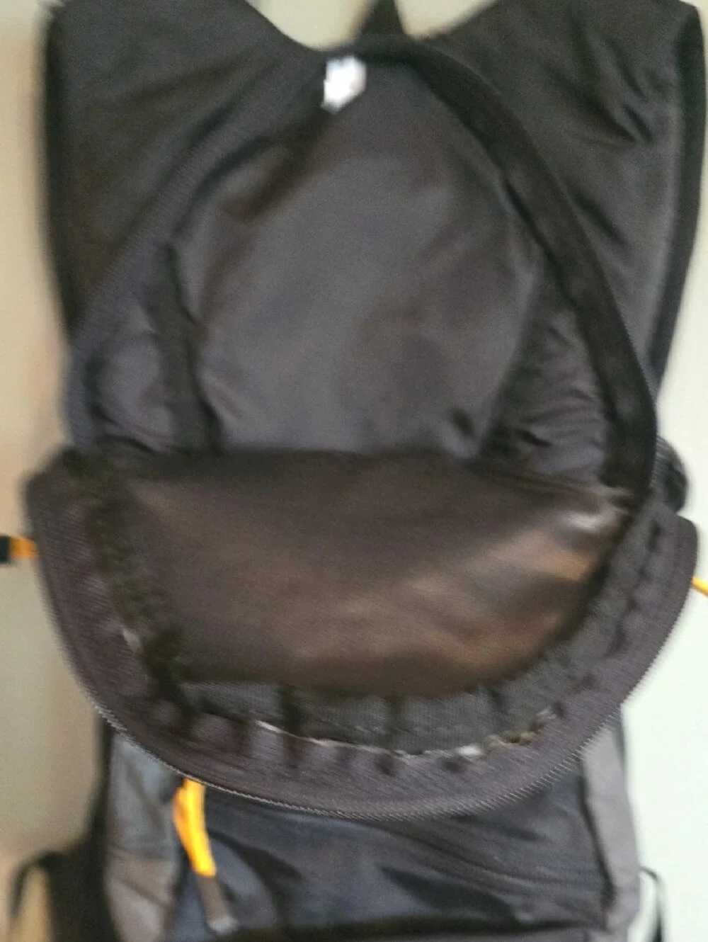 CamelBak Black and Gray Hydration Backpack with Yellow Accents